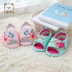 Sandalias para bebés, diseño de sirena y sandía, suela suave, transpirables y antideslizantes, ideales para uso diario y vacaciones, estilo primavera y verano.