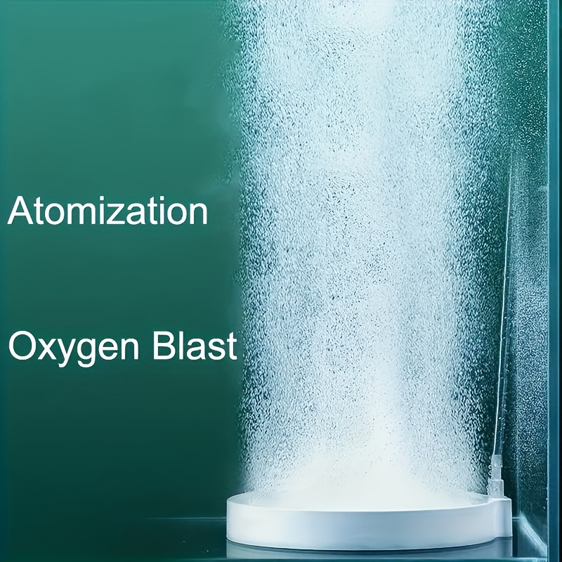 1pc Aquarium Nano Board Oxygen Plate, Atomizing Air Stone Plate, Nano Air Stone Producing Tiny Bubble Diffuser, High-Density Aquarium Atomizing Bubble Plate, Without Battery