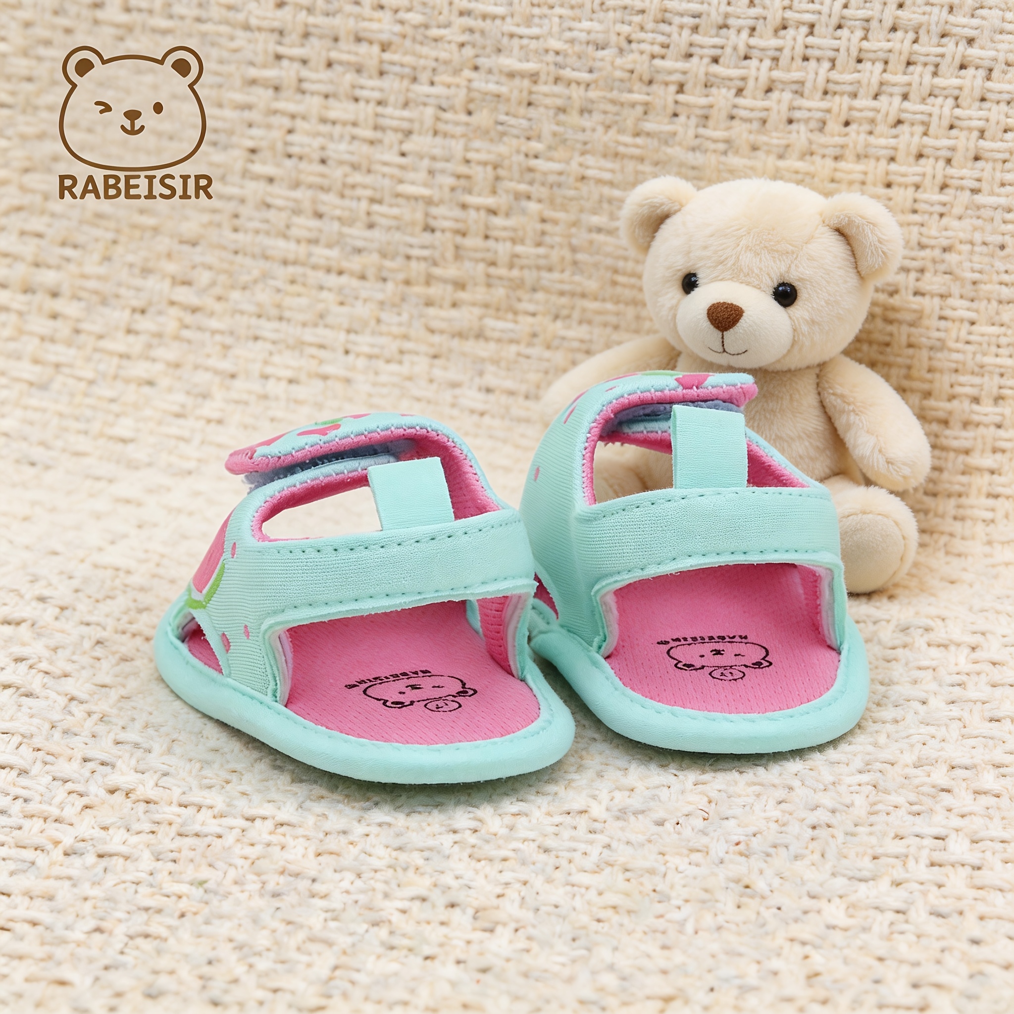 Sandalias para bebés, diseño de sirena y sandía, suela suave, transpirables y antideslizantes, ideales para uso diario y vacaciones, estilo primavera y verano. - Image 3