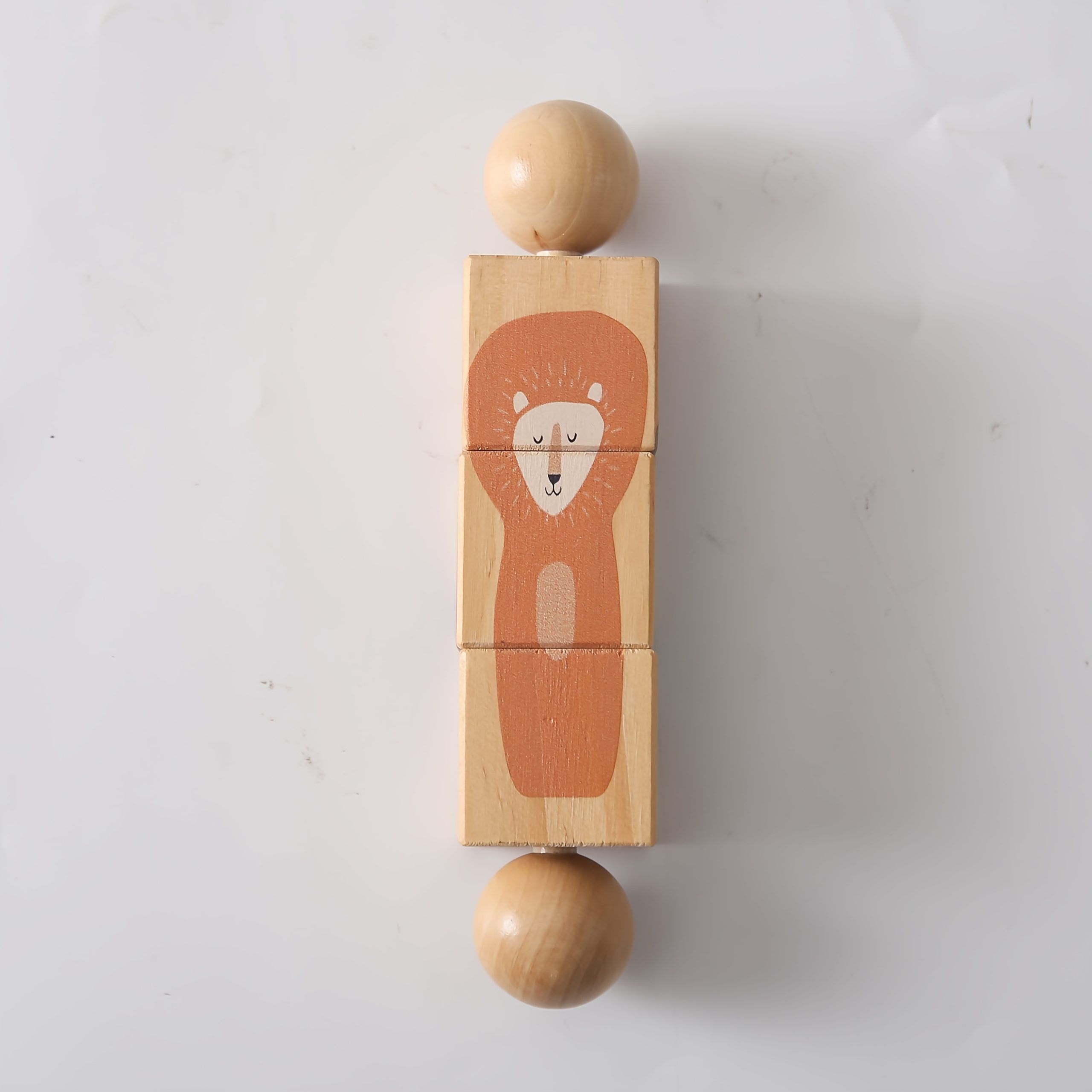 Educational Wooden Animal Shape Matching Toy with Rotating Rattles – Hand-Eye Coordination and Cognitive Development, Colorful Puzzle for Youngsters, Ideal Christmas Gift - Image 6